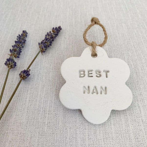 CUSTOM Order - C Clark | Hanging Decoration | Clay Keepsake