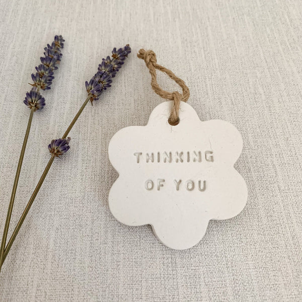 Thinking Of You Gift | Hanging Decoration | Clay Keepsake