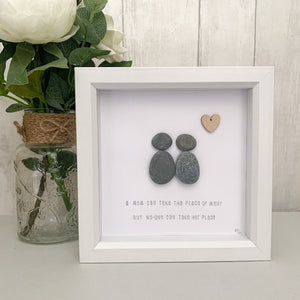 Mum Pebble Art Box Frame | Mothers Day Gift