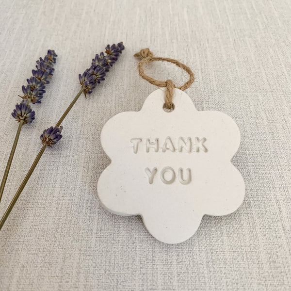 Thank You Gift | Hanging Decoration | Clay Keepsake