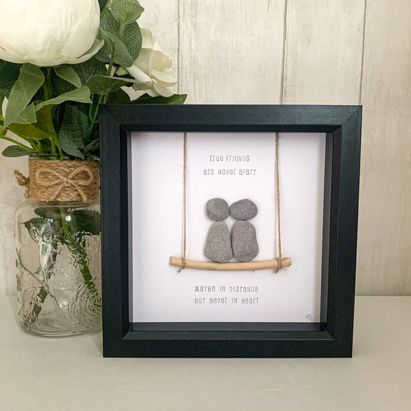 True Friends Pebble Art Box Frame