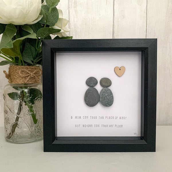 Mum Pebble Art Box Frame | Mothers Day Gift