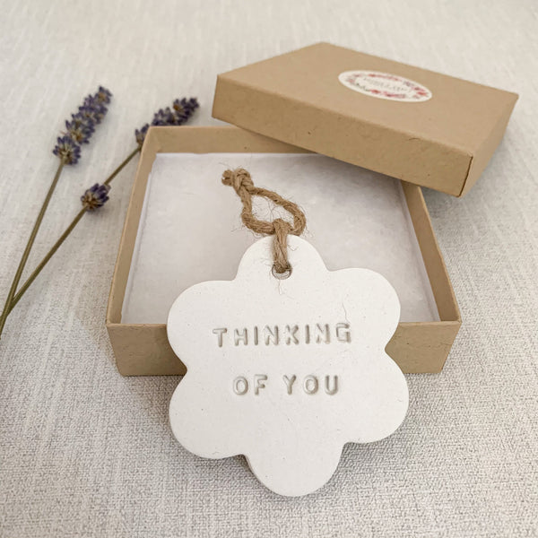 Thinking Of You Gift | Hanging Decoration | Clay Keepsake