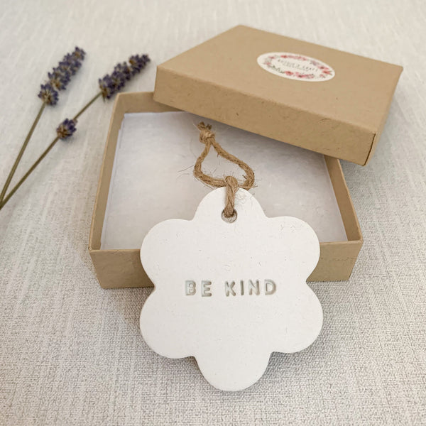 Be Kind Gift | Hanging Decoration | Clay Keepsake