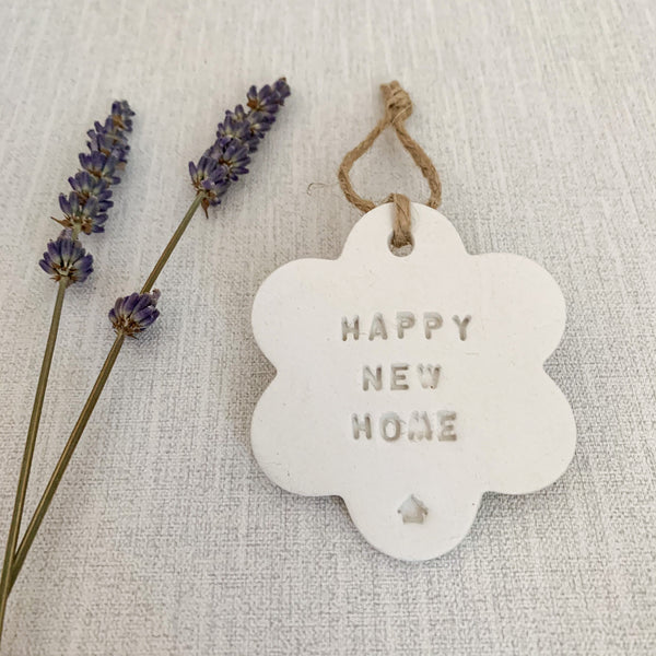 New Home Gift | Hanging Decoration | Clay Keepsake