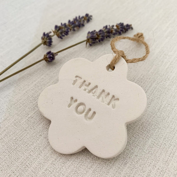 Thank You Gift | Hanging Decoration | Clay Keepsake