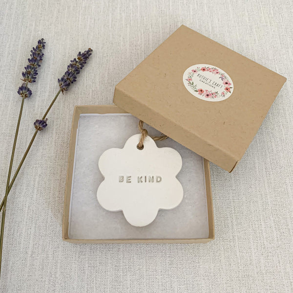 Be Kind Gift | Hanging Decoration | Clay Keepsake