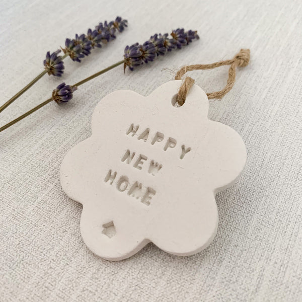 New Home Gift | Hanging Decoration | Clay Keepsake