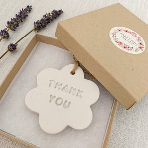 Thank You Gift | Hanging Decoration | Clay Keepsake