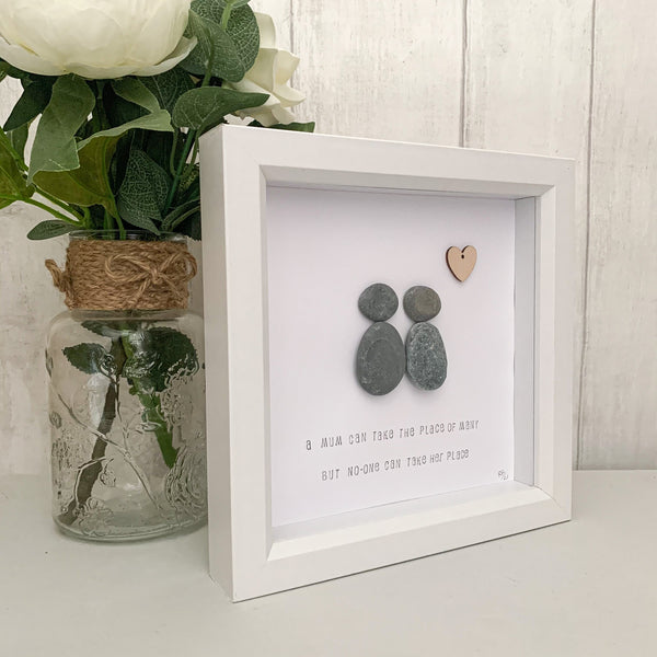 Mum Pebble Art Box Frame | Mothers Day Gift