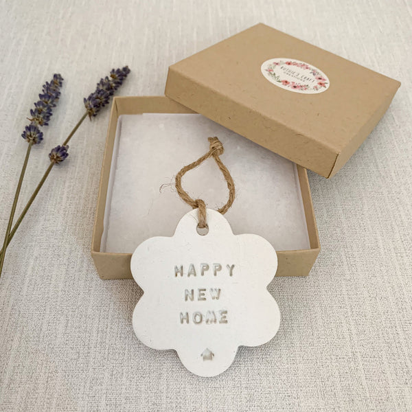 New Home Gift | Hanging Decoration | Clay Keepsake